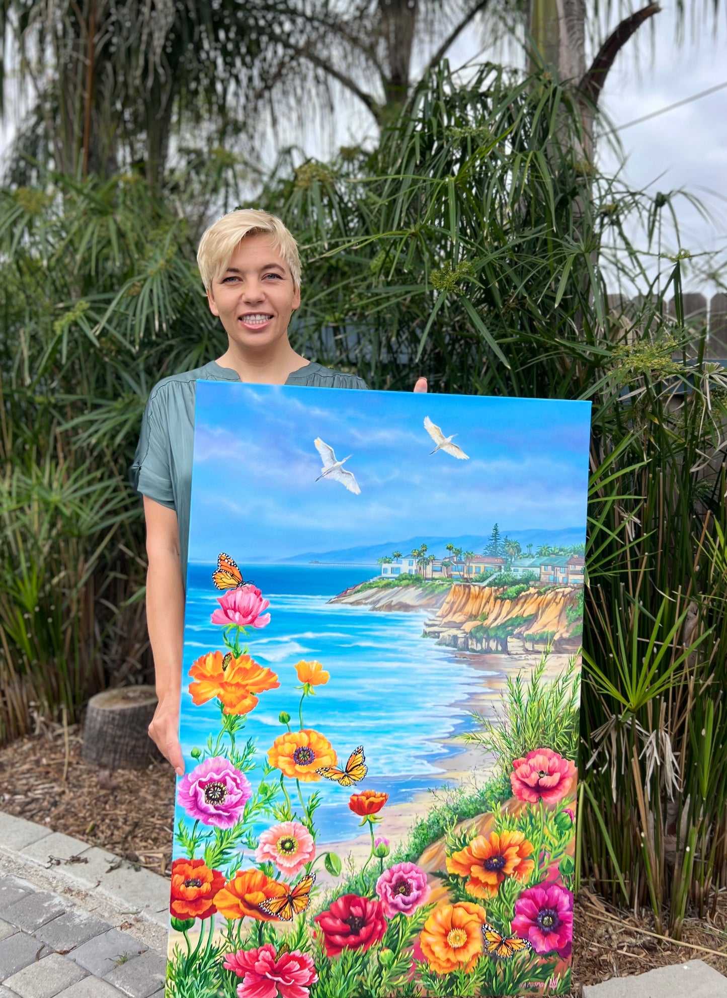 Print on canvas Carlsbad Views. Size 36x24