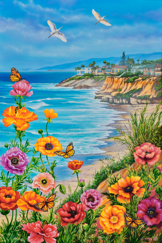 Print on canvas Carlsbad Views. Size 36x24