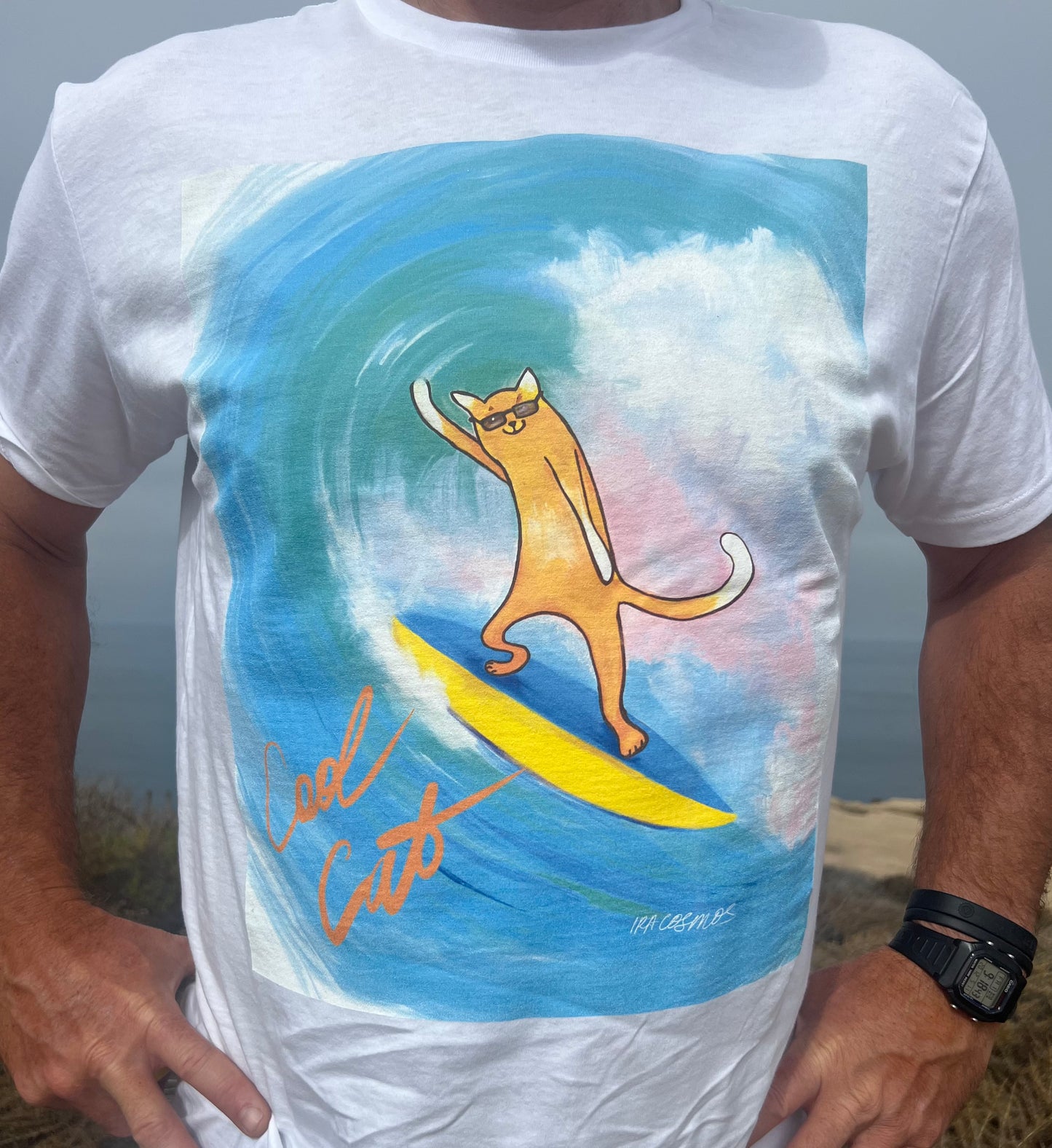Surf Cat T-shirt